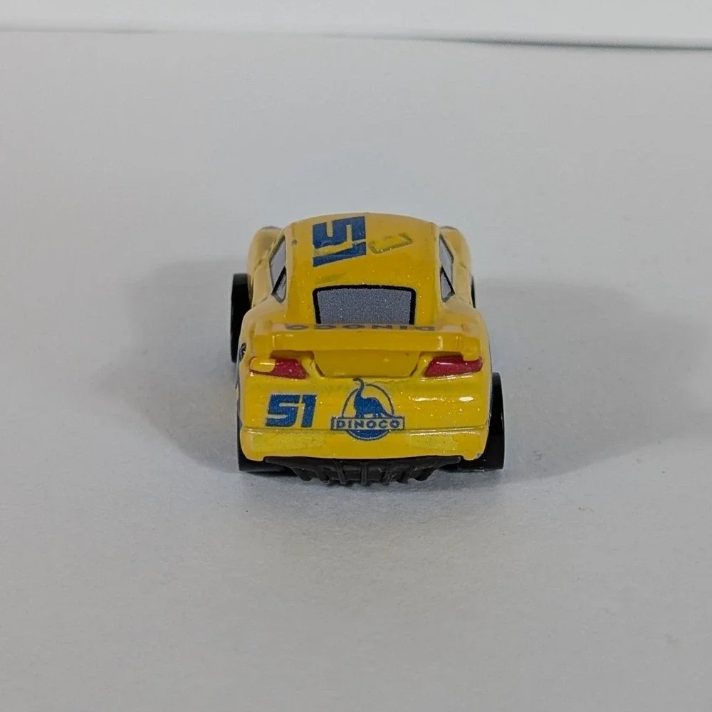 Disney Pixar Cars Mattel Cruz Ramirez Dinoco 51 Mini Racer Yellow Toy Car